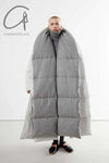 HED MAYNER two -piece lapel coat AW22_O30_Gry/WO gray PHM6